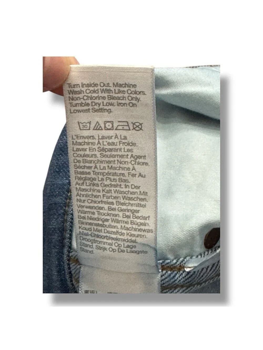 Madewell Stovepipe Jeans Blue Denim Stretch Medium Wash Casual Women’s Size 28P